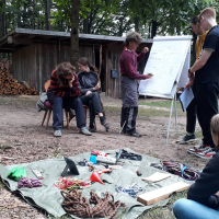 Outdoor-Teamtraining mit Schülerinnen und Schülern der MSS 13
