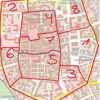 Exkursion zur Kartierung der Innenstadt Landau